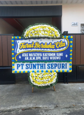 Papan Bunga Duka di Harara